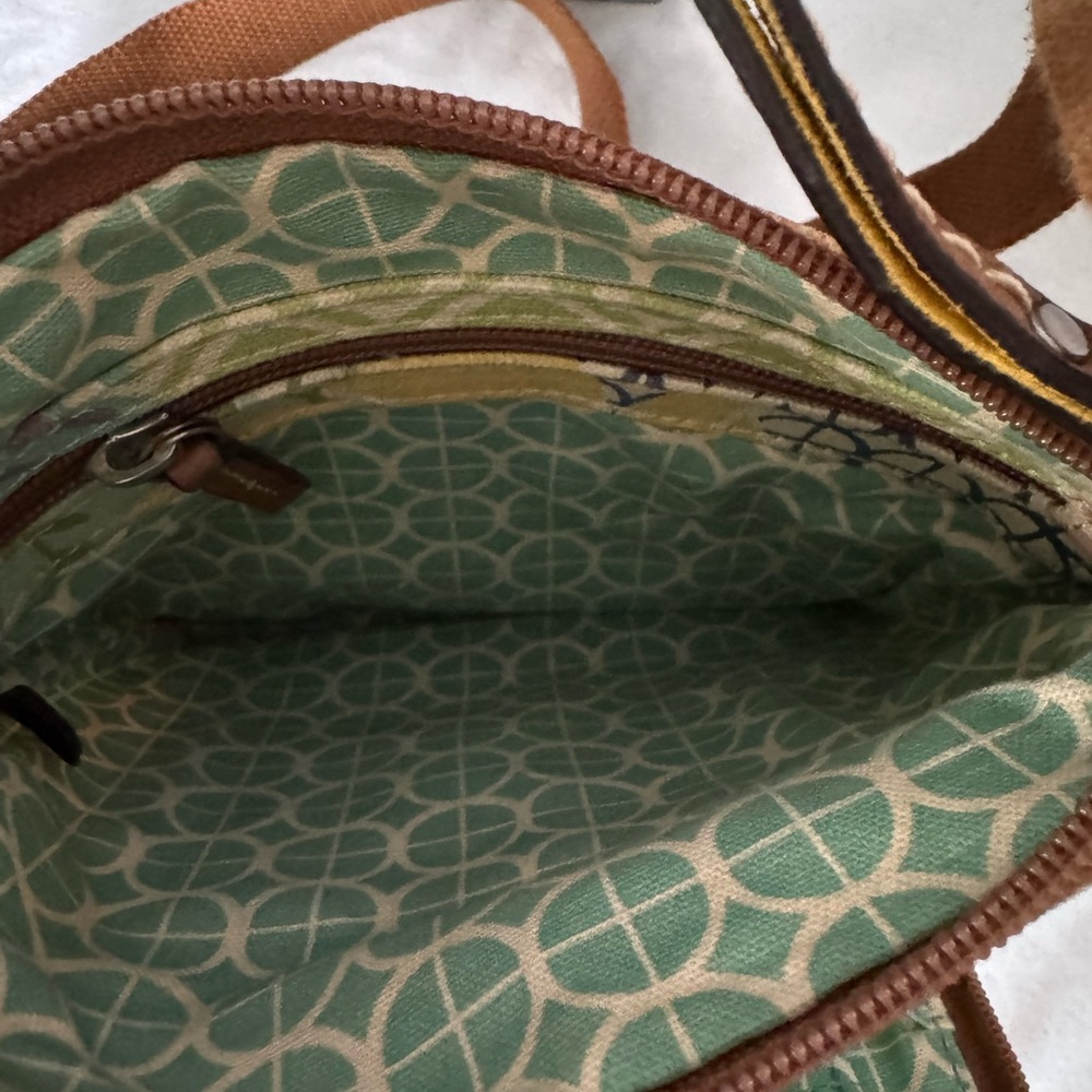 Fossil Euc Vintage Patchwork Crossbody - image 5